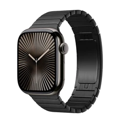 Titanium Color Luxury Stainless Steel Bracelet Band for 49mm (Black-1)