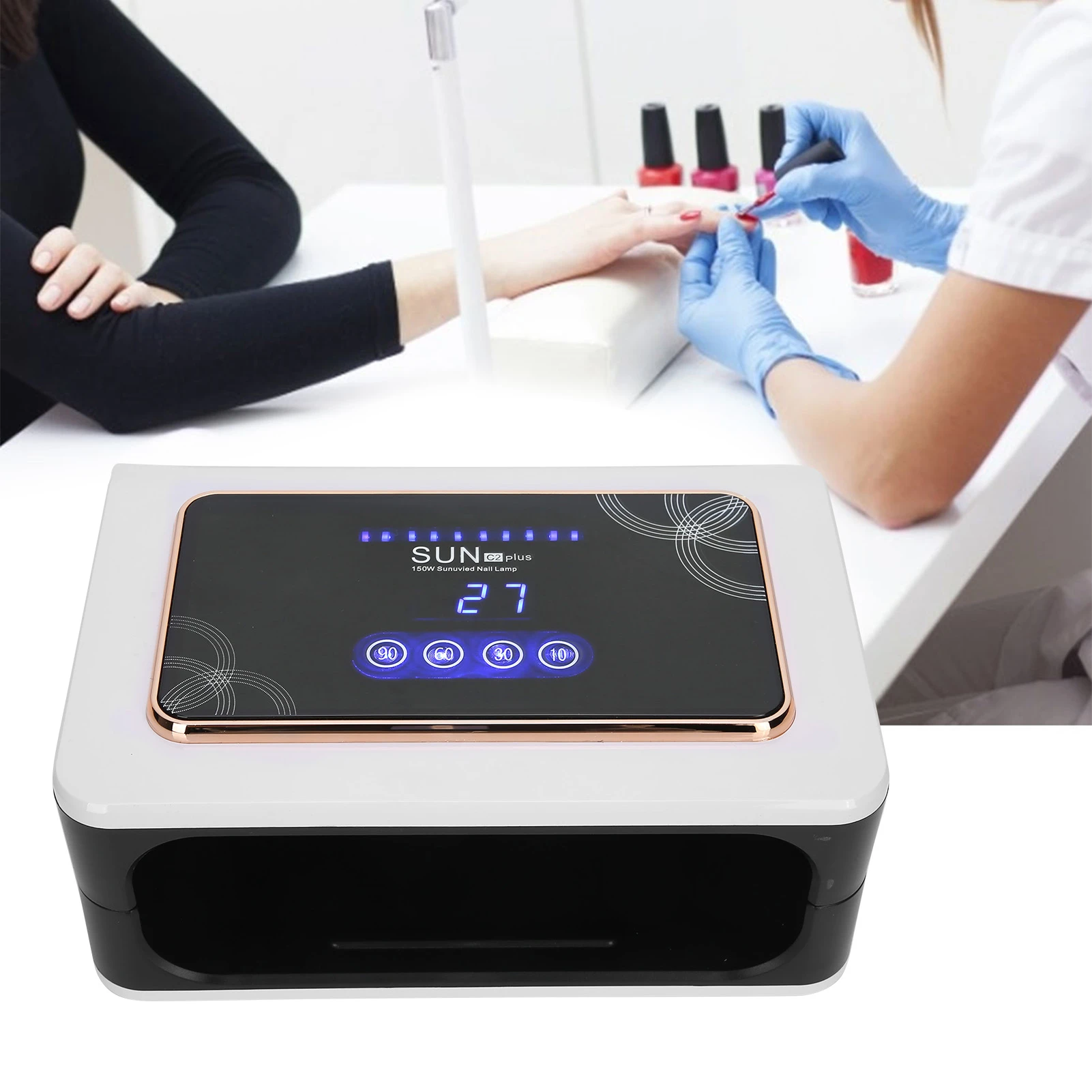 Lámpara LED UV profesional para secado de uñas, accesorios de salón de  manicura, 1 unidad|Accesorios de tatuaje| - AliExpress