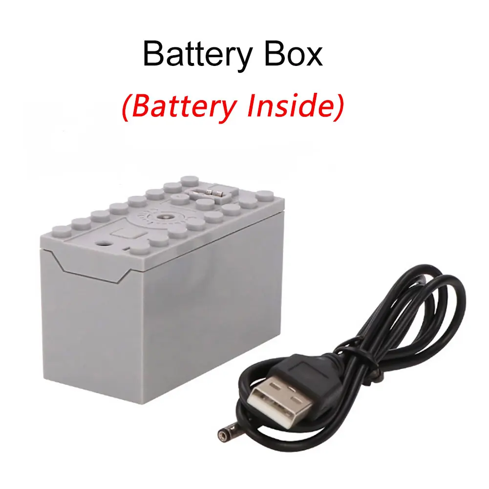 Lithium-ion Battery Cartridge with Built-in Battery Power Functions Parts Building Blocks Compatible with LEGOeds Bricks simulation building blocks motor power blocks