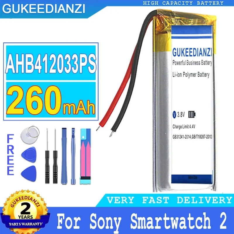 Muslimb 260Mah Per Sony Smartwatch 2 Smartwatch 2,Sw2, Rd-0050 Batterie Di Ricambio Batteria Ad Alta Capacità Di Ricambio