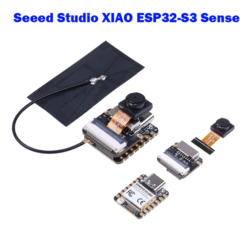 1 комплект Seeed Studio XIAO ESP32S3, датчик 2,4 ГГц, Wi-Fi, BLE 5,0, датчик камеры OV2640, цифровой микрофон, поддержка зарядки аккумулятора