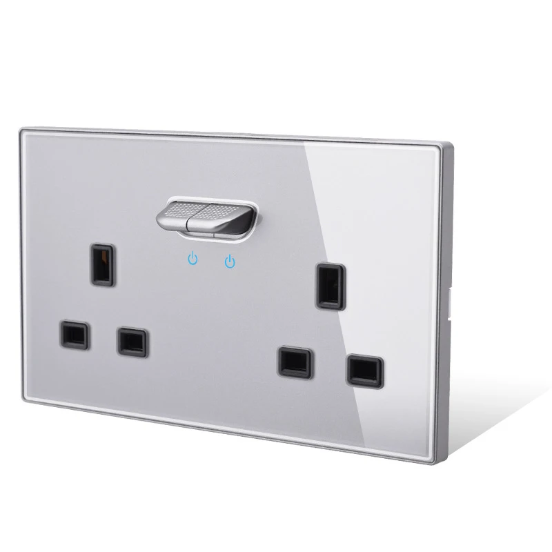 UK socket switch rear view