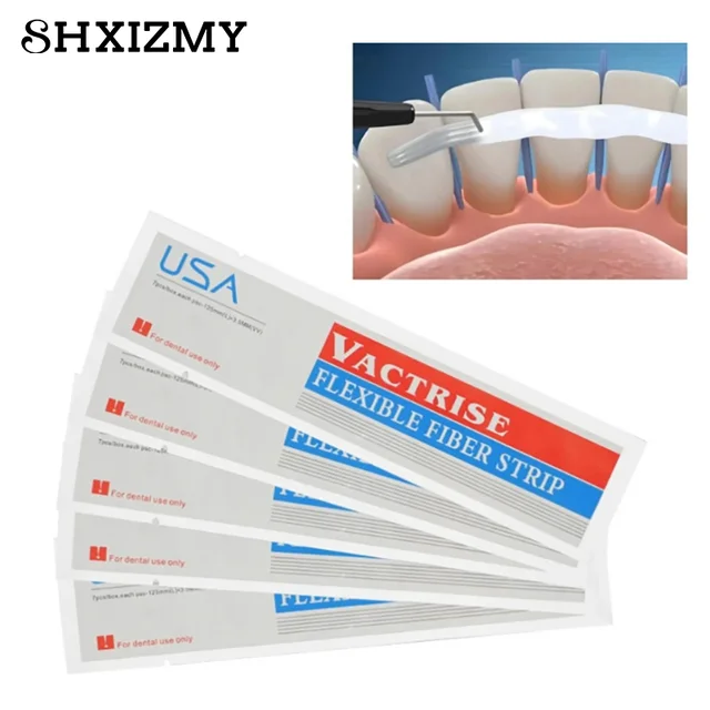 1pcs Dental Material Flexible Fiber Strip Glass Splint Loose Tooth Fixation Strips Light Cure Bonding Orthodontic Retainers