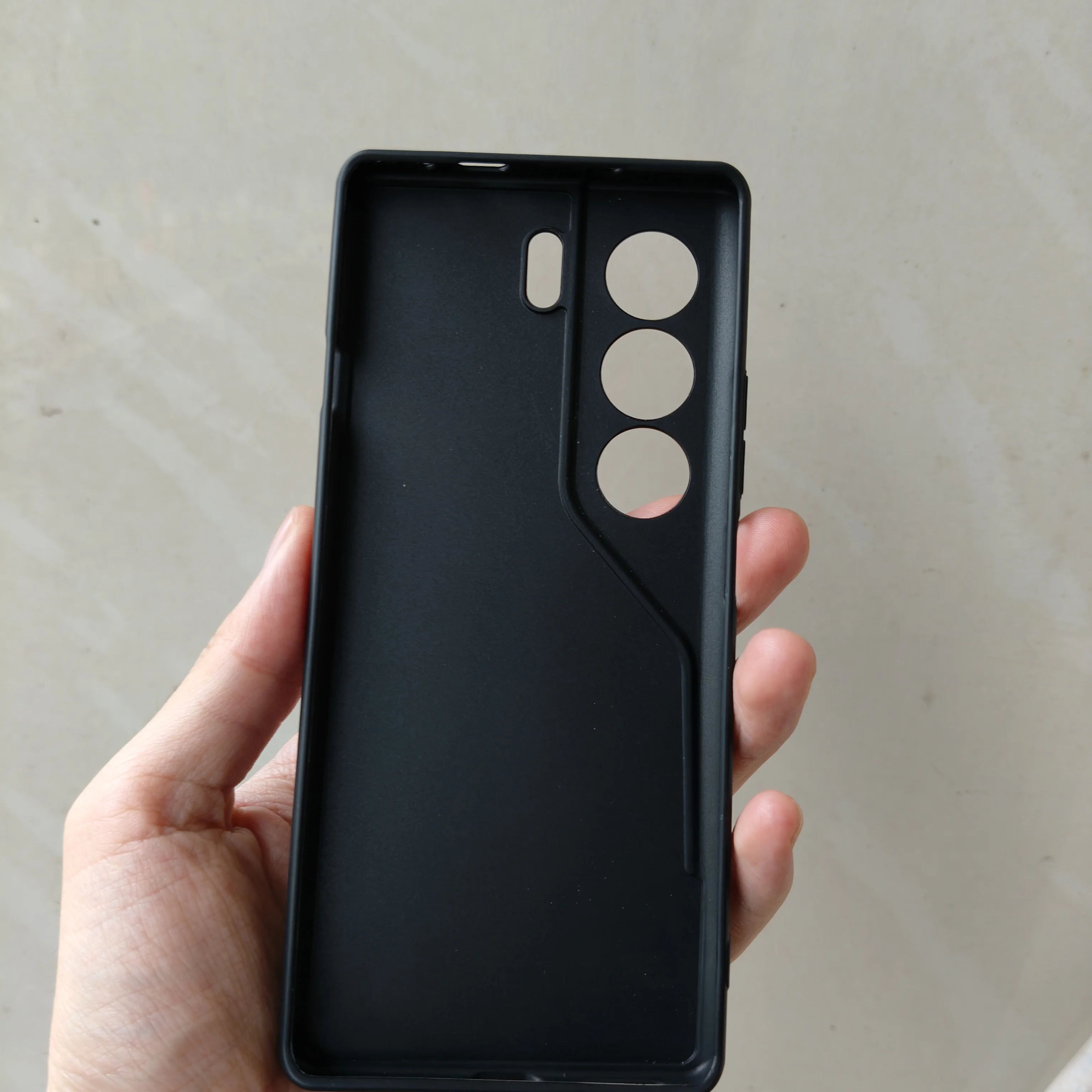 Sleek Black Soft TPU Slim Matte Protective Phone Case