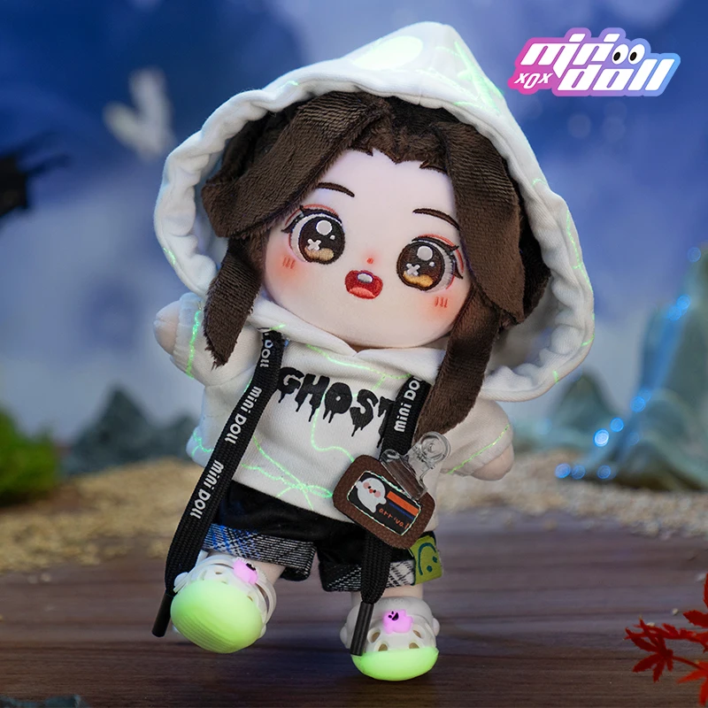 thumbnail image 1 of Heaven Official Blessin Anime Cartoon Plush Doll Xie Lian Hua Cheng Q Version Soft Fill Pillow Kawaii Clothing Toy ChristmasGift, 1 of 5