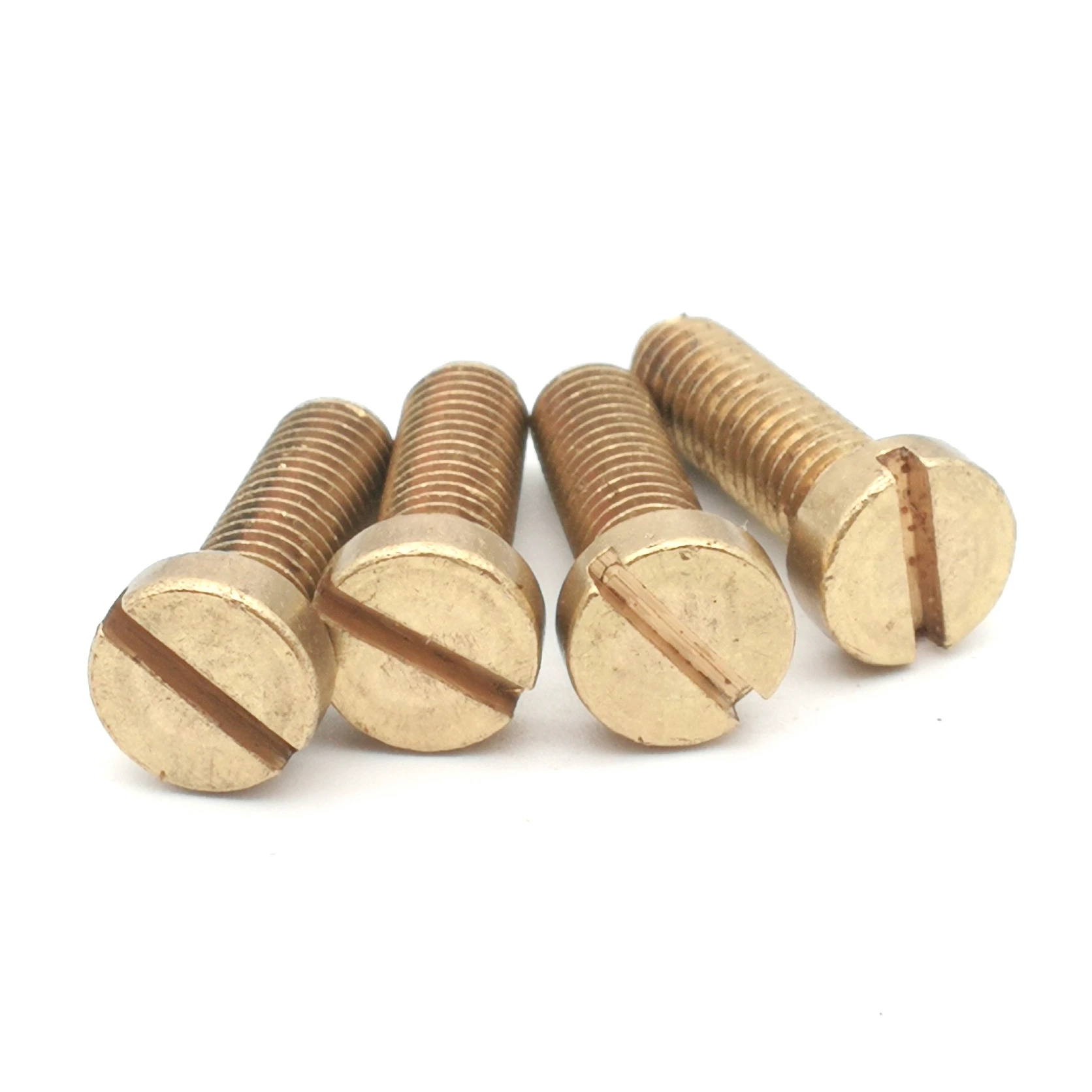 Brass Slotted cheese head screw GB65 and DIN84 Brass screw bolt M2 M2.5 M3 M4 M5 M6 M8 brass screw brass screws
