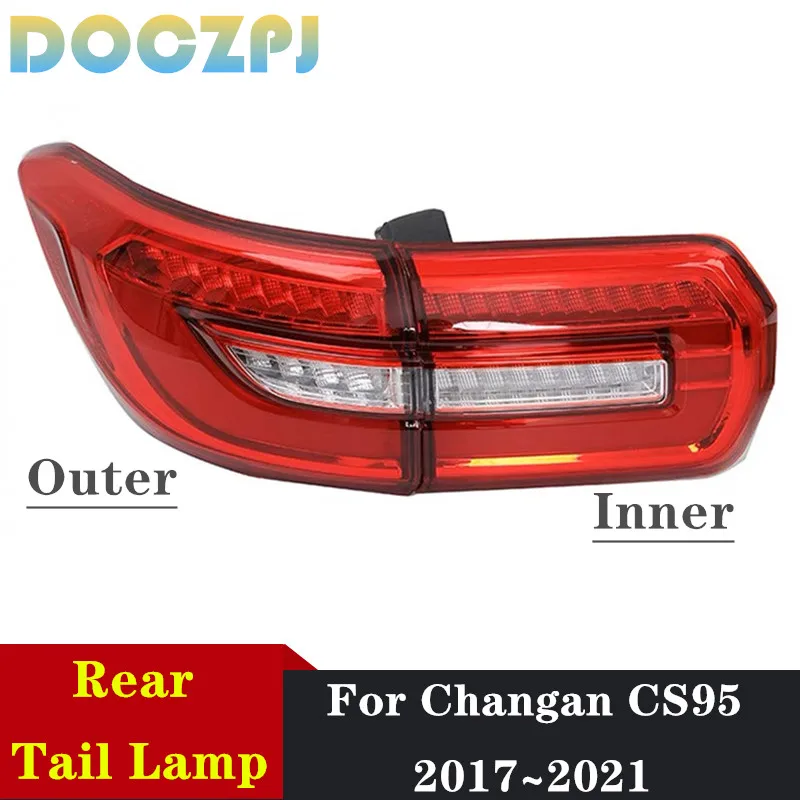 

Car Rear Bumper Brake Warming Light Taillamp Assembly For Changan CS95 2017 2018 2019 2020 2021 Backup Lamp