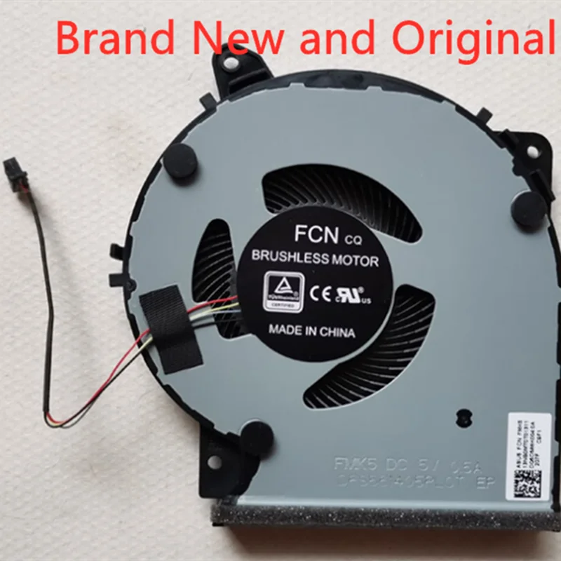 Ventilador de Refrigeração do Portátil Original Refrigerador para Asus Dfs561405pl0t Fml0 dc 5v 0.5a 13nb0mt0t01311 13n1-a7m0121 Novo