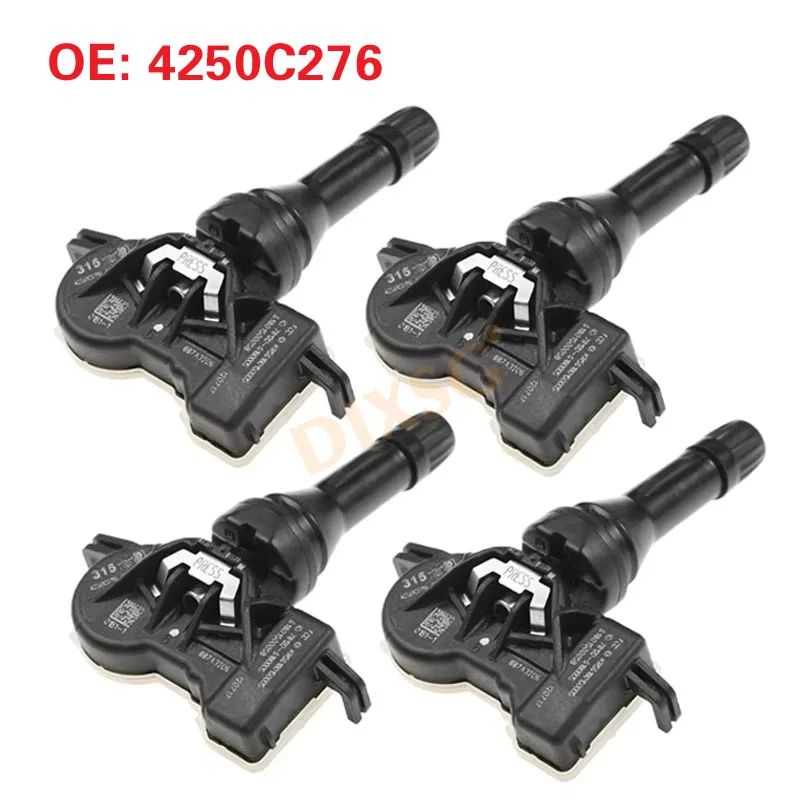 4Pcs Tire Pressure Monitor Sensor TPMS 4250C276 For Mitsubishi Outlander Sport Eclipse Cross Mirage -