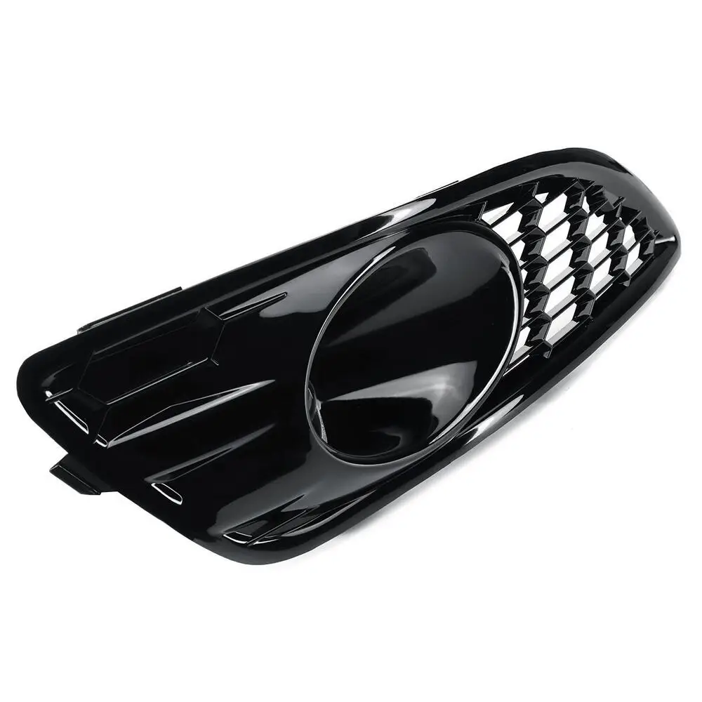 포드 피에스타 MK7 제텍 S / 스포츠 12-17용 페어 홀로 메쉬 허니콤 자동차 프론트 범퍼 안개등 하단 그릴 D2BZ15266CB