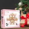 Piececool 3D Metal Puzzles Peachblossom Eifand Model Building Kits Jigsaw DIY Set for Teens Brain Teaser Toys 6