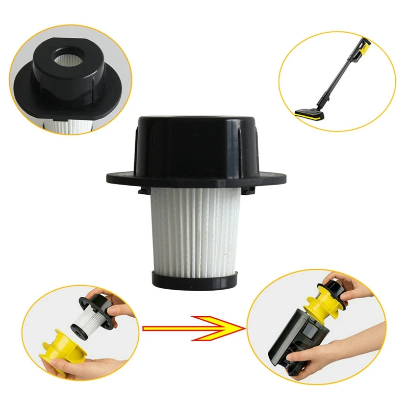 3Pcs Filter Attachment Fit for VC4I Vacuum Cleaner Replacement