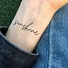 Simple Poem Waterproof Temporary Tattoo for Arm and Wrist, Long-Lasting, Realistic Fake Tattoo for Men and Women 3