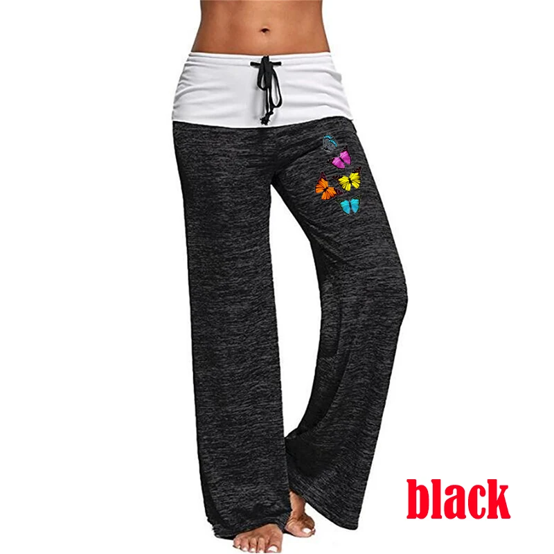 Рисунок 3 - Женские модные широкие штаны с принтом бабочки