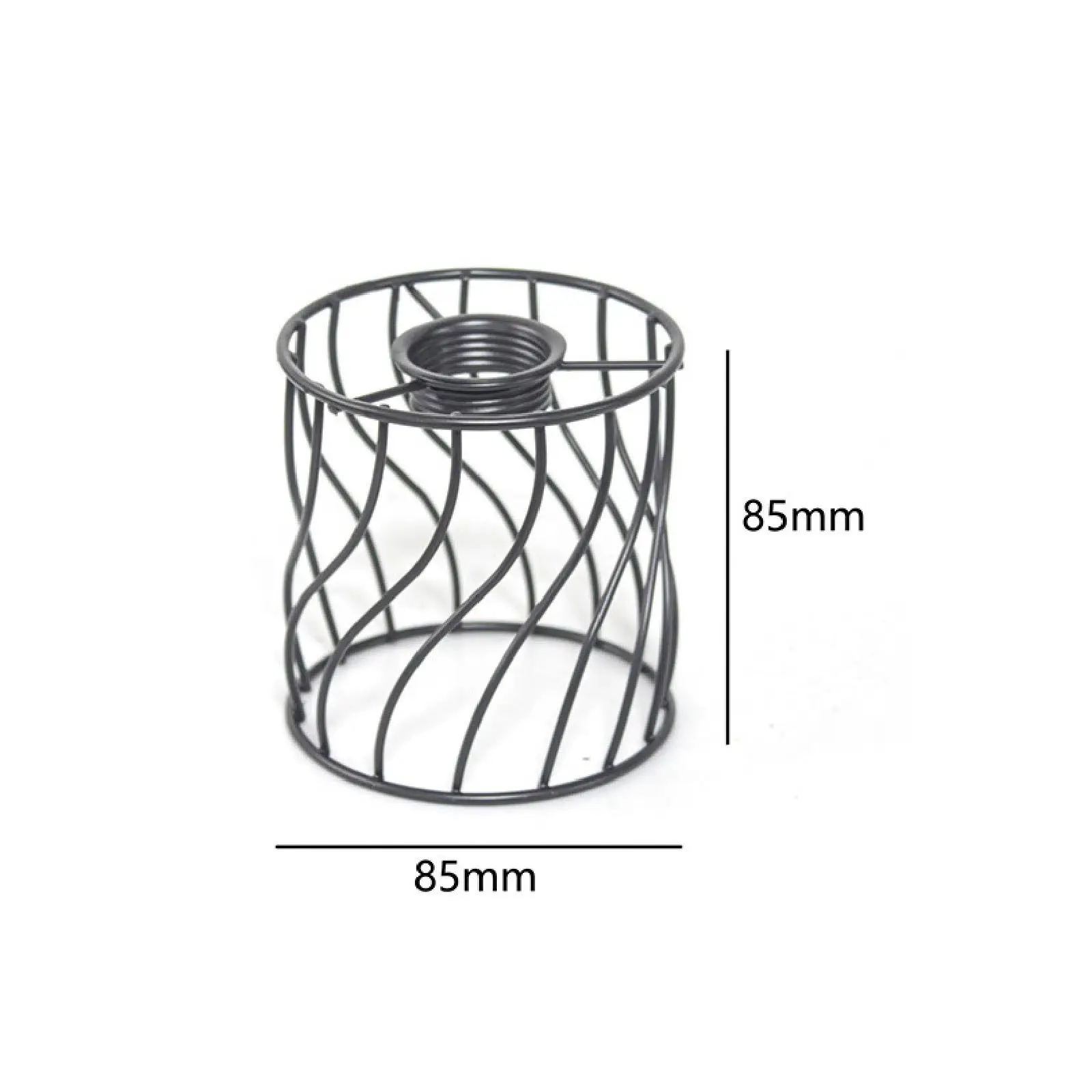 Wire Lampshade Pendant Light Shade Hollow Iron Lamp Cover Hanging Light Lampshade for Bathroom Coffee Shop Household Bar Decor