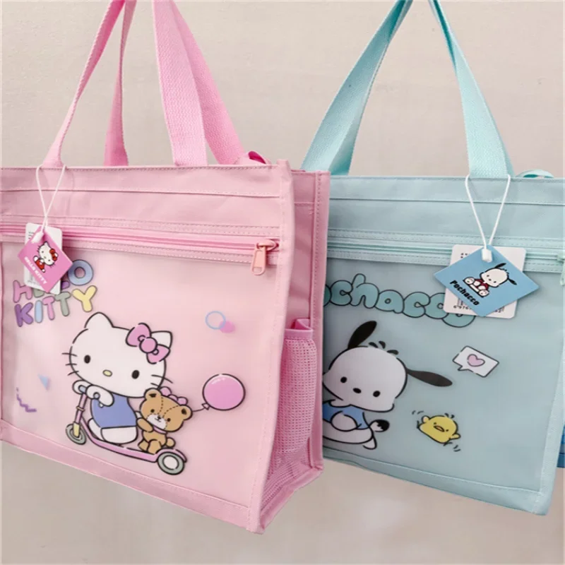 

Новинка, школьный портфель для учеников Sanrio hспойли с собакой, мультяшный милый детский Большой Вместительный легкий портфель на одно плечо с мелодией