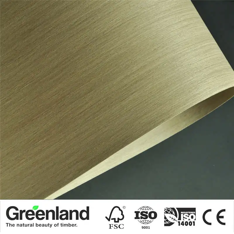 

Silver OAK Wood Veneers Flooring DIY Furniture Natural Material bedroom chair table Skin Size 250x58 cm bed table Veneer