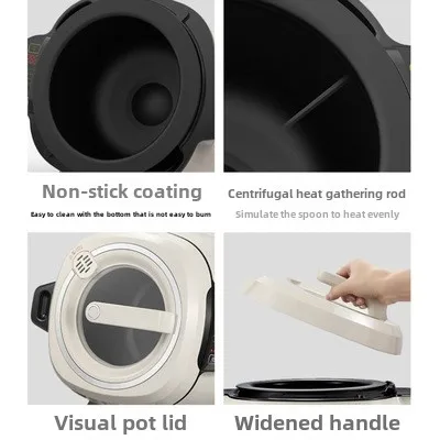 Desktop multi-functional cooking machine Household and commercial roller type frying pan Automatic intelligent fried rice robot
