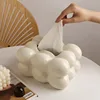 Creative ceramic tissue box, living room paper box, egg-shaped tabletop decoration, light luxury decoration 2