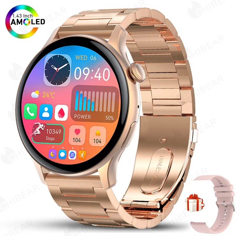 Rose gold steel