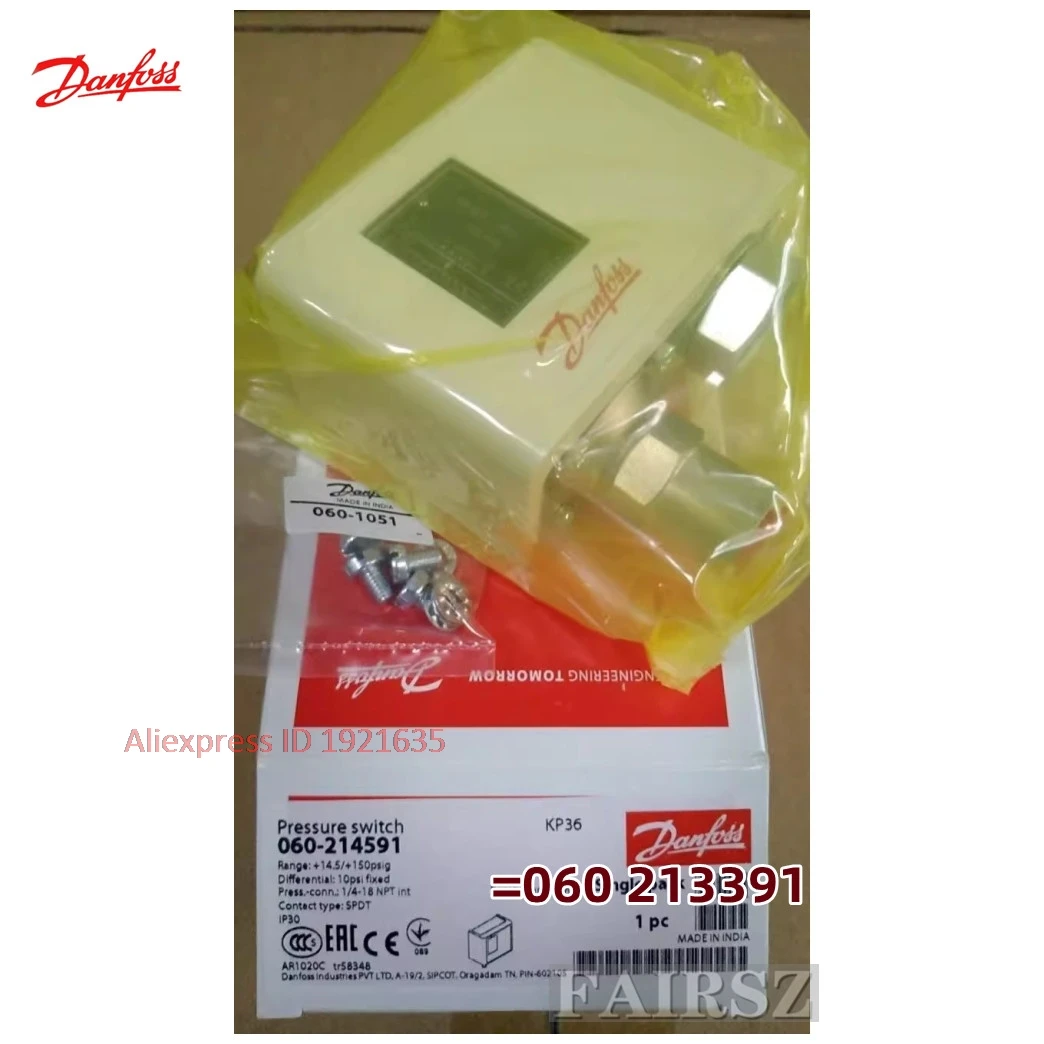Original DAN.FOSS KP36 060-214591 Update Version of 060-213391 Pressure Switch FAIRSZ STORE
