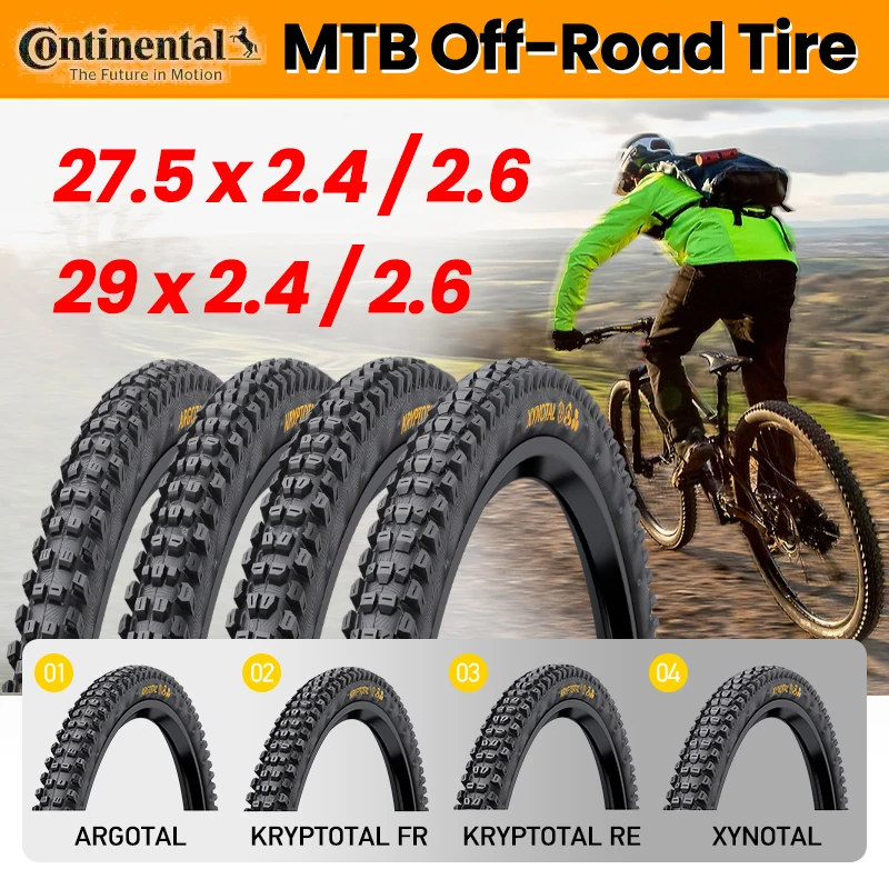 Continental-llanta Plegable Para Bicicleta De Montaña,Llanta Sin Tubo