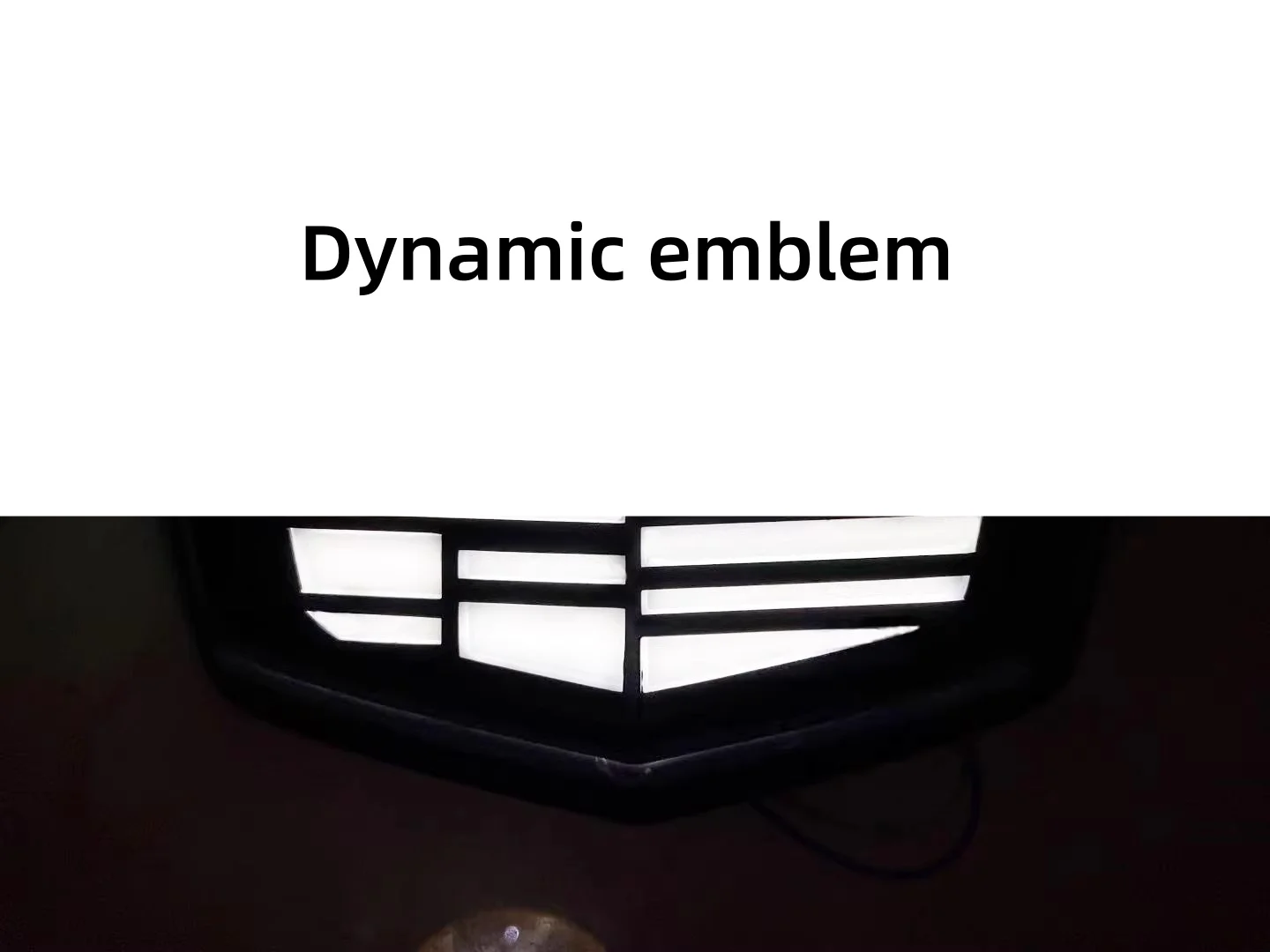 

High Quality LED Logo Front For Cadillac Grille Light LED Dynamic Light For Cadillac XT5 CT6 CT4 XT4 CT5 XT6 XTS ATX AWD