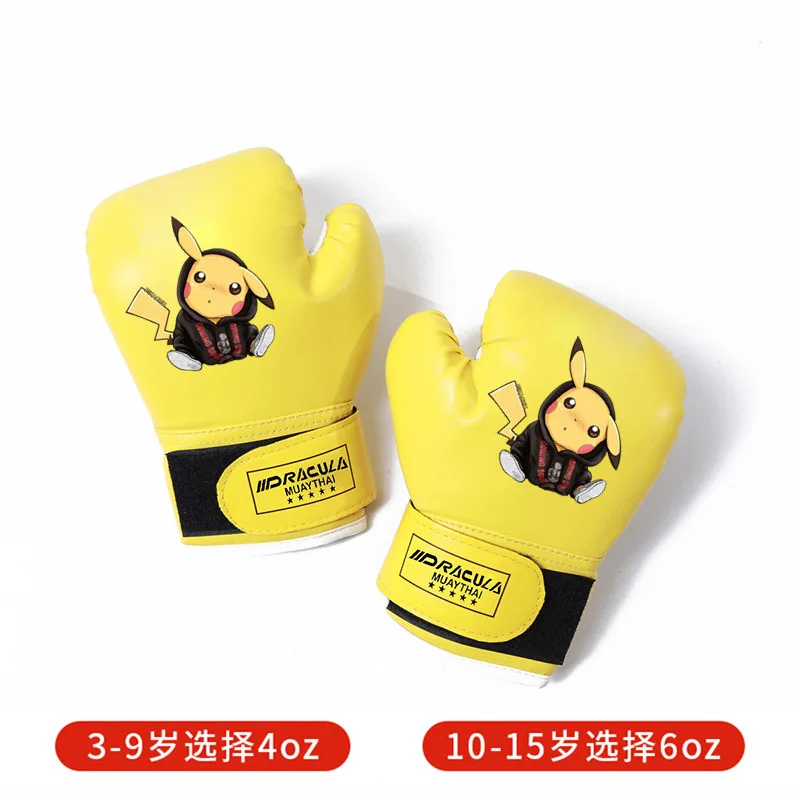 New Pokemon Gloves Pikachu Boys Girls Sparring Fighting 3-13 Years