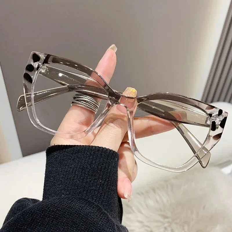 Anti Blue Light Glasses Cat Eye Frame For Men Women Optical Lens Replaceable Eyewear