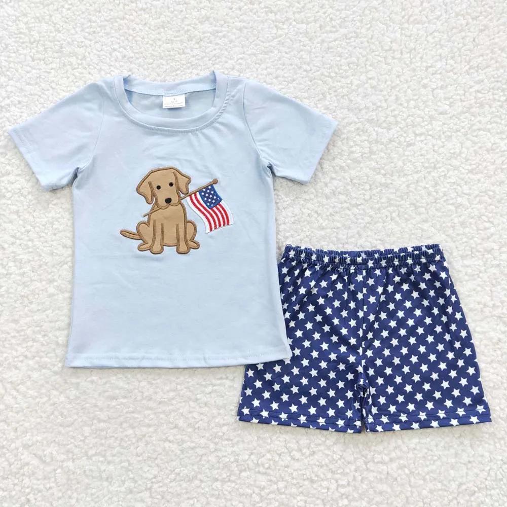 Boys July 4th Star Outfit 5