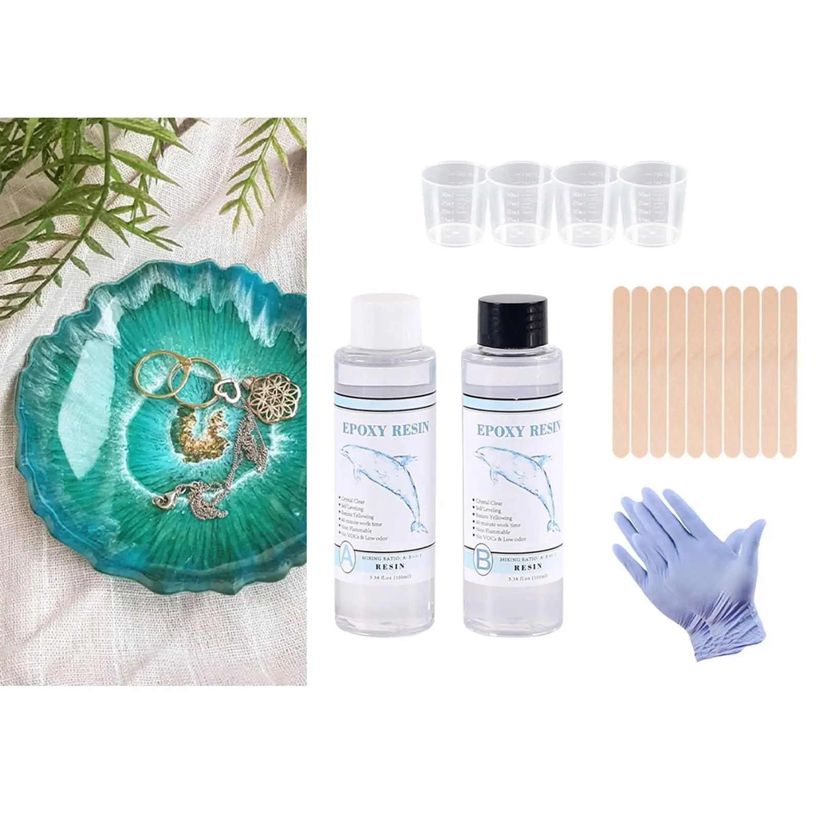 

Силиконовые пресс-формы для эпоксидной смолы, 100 г