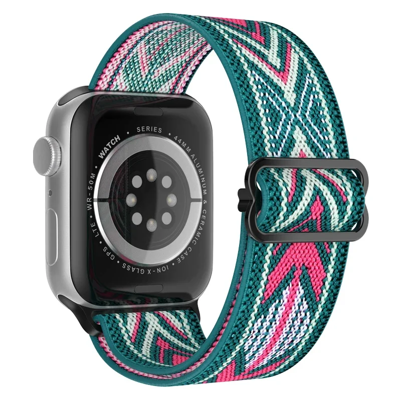Elastic Braided Nylon Strap