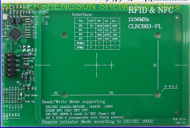 

Модуль RFID CLRC663, устройство для чтения и записи, расстояние