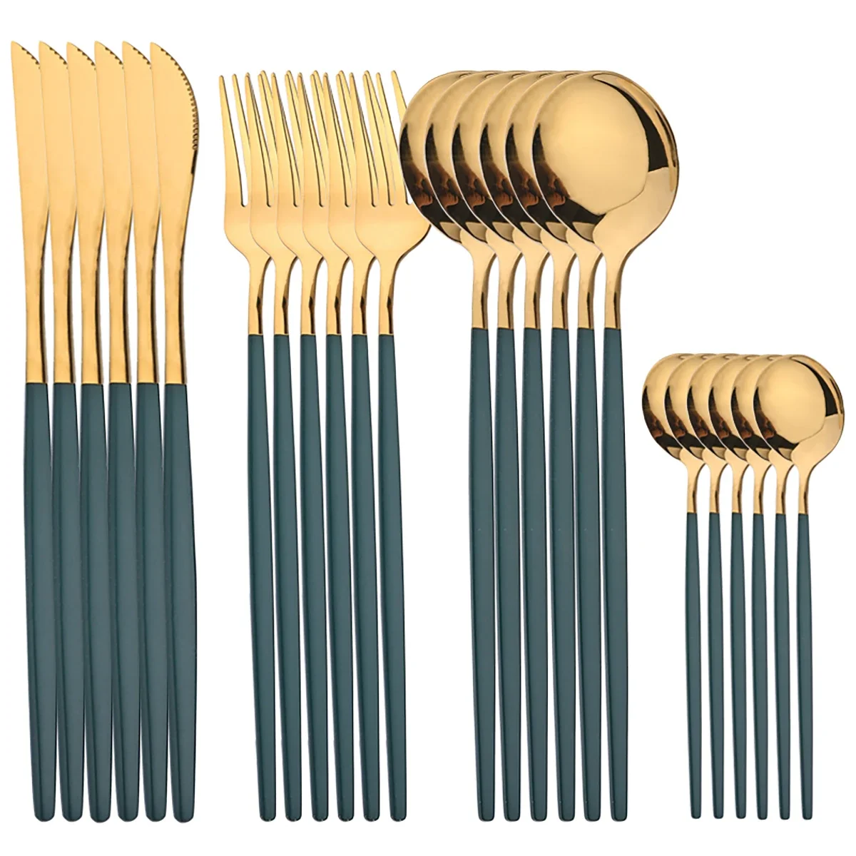 Green gold 24Pcs