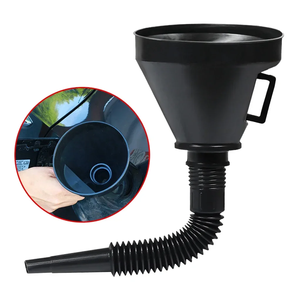 

Telescopic Car Refueling Funnel with Filter Cars Motorcycle Truck Engine Oil Gasoline Filling Funnels Extension Pipe Tools