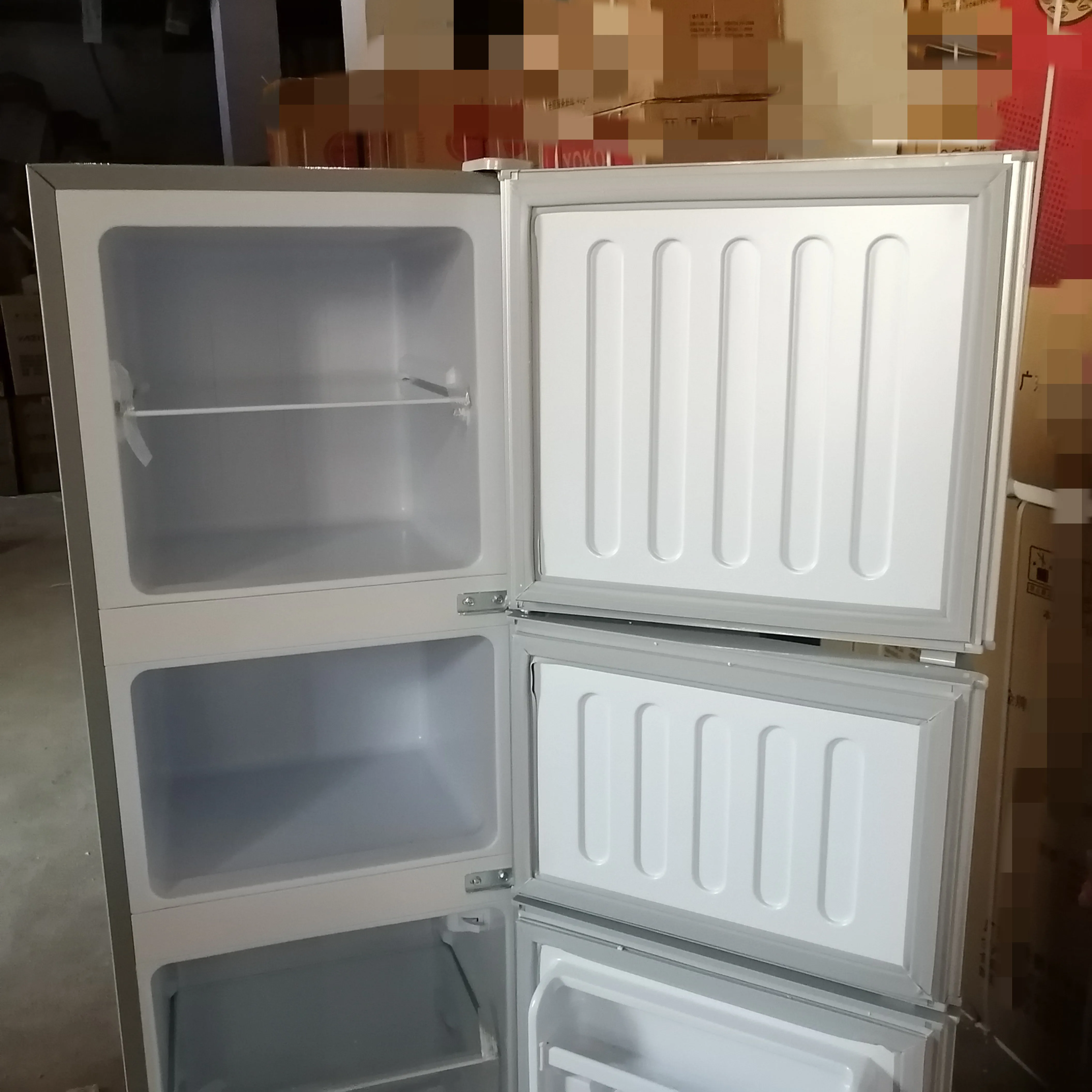 206 Litre Three-door Refrigerator Home Freezer Bottom Freezer Large Capacity Refrigerator Factory Price Is Cheap BCD-206