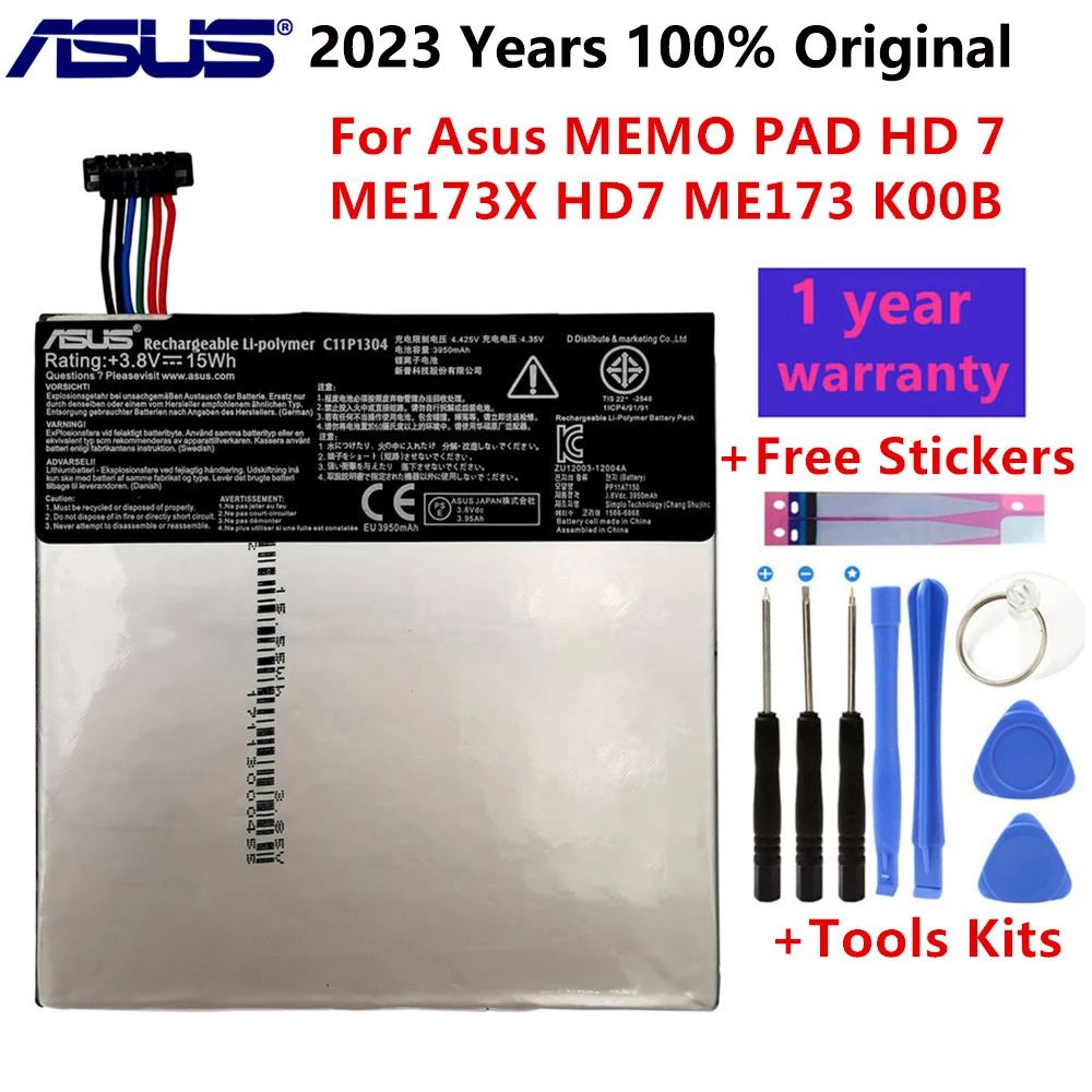Asus Original Replacement 3950mah Tablets Battery For Asus Memo Pad Hd