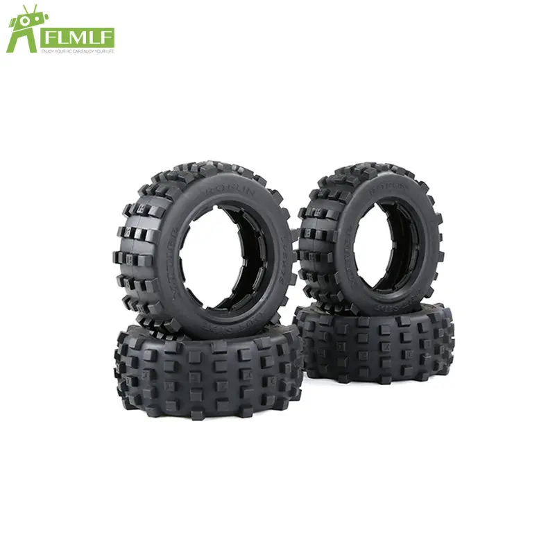 

Комплект резиновых шин для передних и задних колес 1/5 HPI ROFUN ROVAN KM BAJA 5T 5SC 5FT LOSI DBXL, запчасти для радиоуправляемых автомобилей, 4 шт./комплект