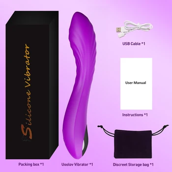 Powerful Clitoris Vibrators Female Sex Toy Clitoral Stimulator Rechargeable Vibrating Dildo Vibrator for Women G Spot Massager 6