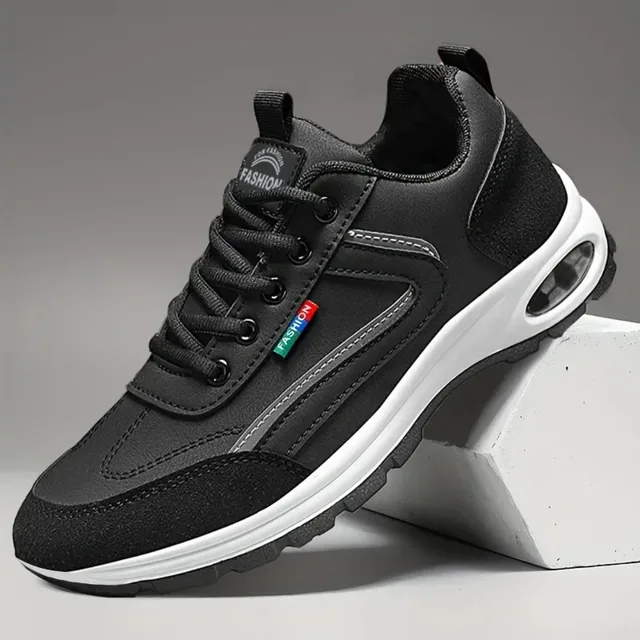 Men's Trendy Sports Shoes Lightweight Breathable Modern Non Slip Shoes Suede Detailing Outdoor Stylish Daily Wear Men Sneakers 3