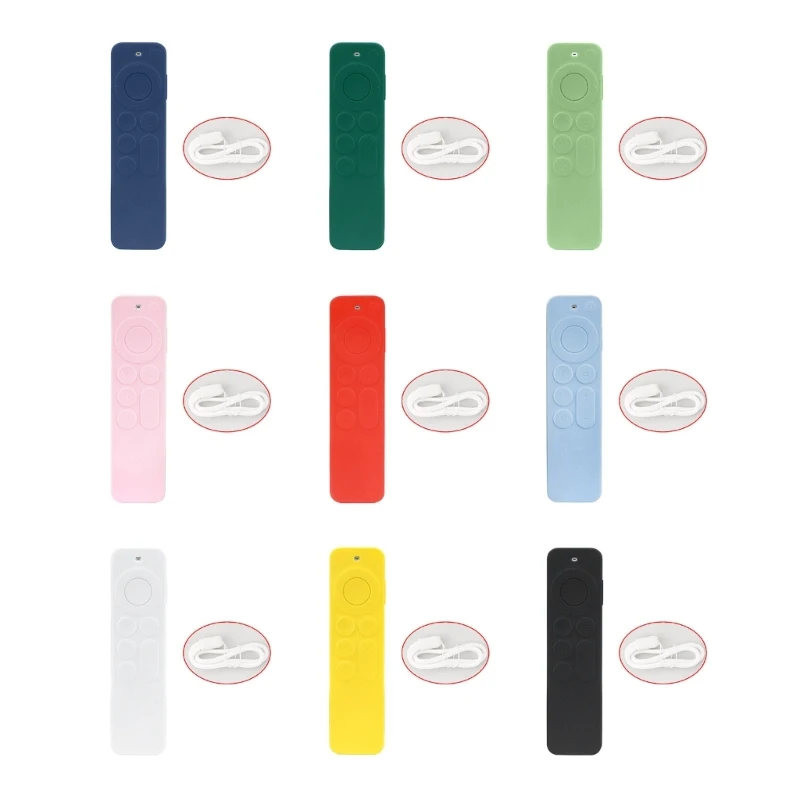 

Нескользящий силиконовый чехол для 4K 6th 2021, противоударный держатель для пульта дистанционного управления