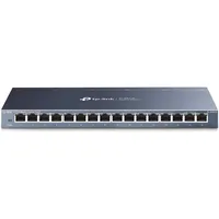 16 Port Gigabit Ethernet Network Switch, Desktop/ Wall-Mount, Fanless, Sturdy Metal w/ Shielded Ports, Traffic 1