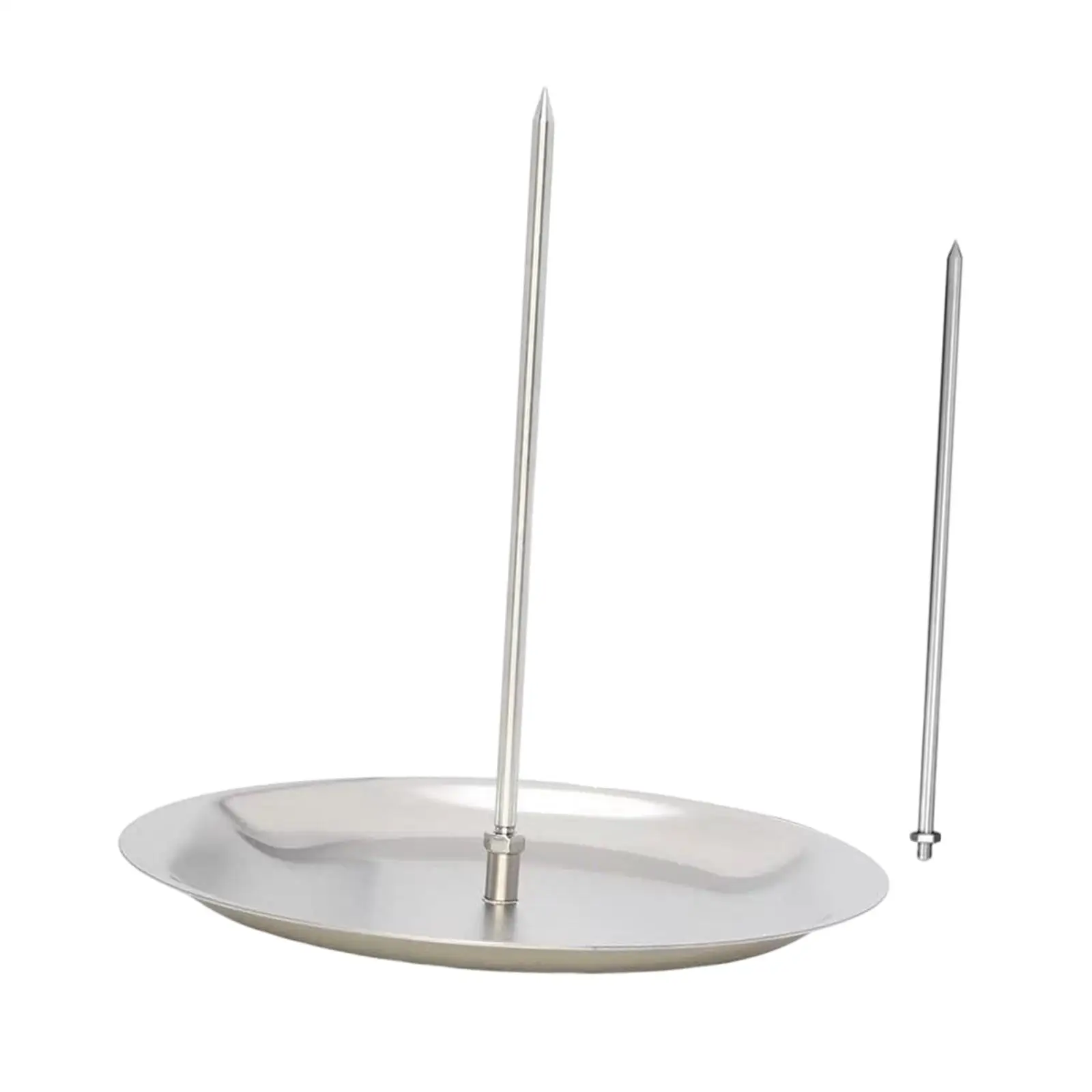 Stainless Vertical Skewer Grill Accessory with 2 Skewers Kitchen Supplies Vertical Skewer Stand for Oven Whole Fish Steak Meat barbecue skewers,bbq grilling accessories