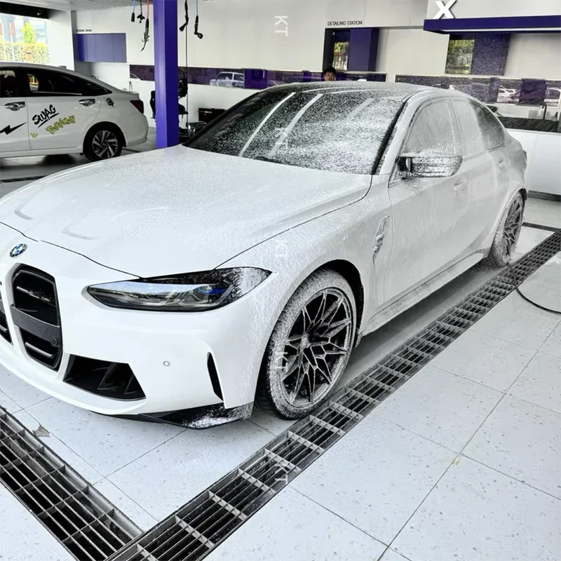 자동차 프론트 범퍼 스플리터, 드라이 카본 파이버 프론트 스포일러, BMW M3 M4 G80 G82용 프론트 펜더 OEM 스타일 자동차 외장 액세서리