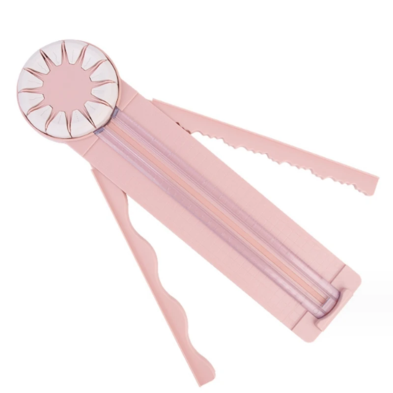 

12 In 1 Rotary Paper Trimmer, Multi-Functional Cutting Tool With 12 Cutting Blade Heads, Portable Paper Cutter Durable