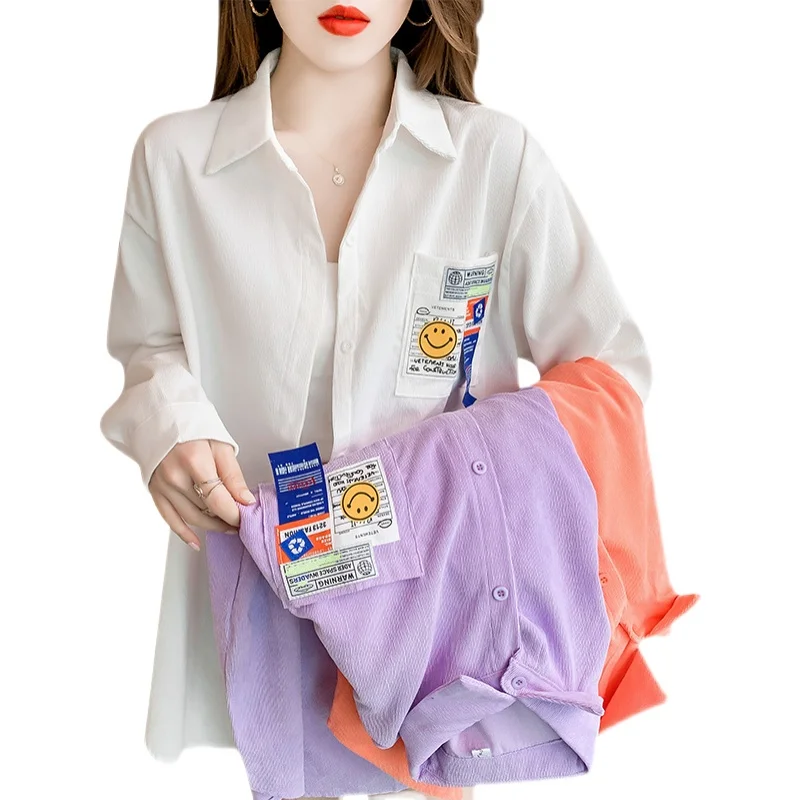 

Ladies Fashion Casual Scorduroy Shirts Blouse Women Tops Woman Button Up Shirt Female Girls Long Sleeve Blouse PAN9021