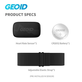 GEOID HS500 Heart Rate Monitor Mover GPS Bluetooth ANT Sensor Chest Strap Cycling Computer Sensor Wahoo Garmin Sports Monitor 3