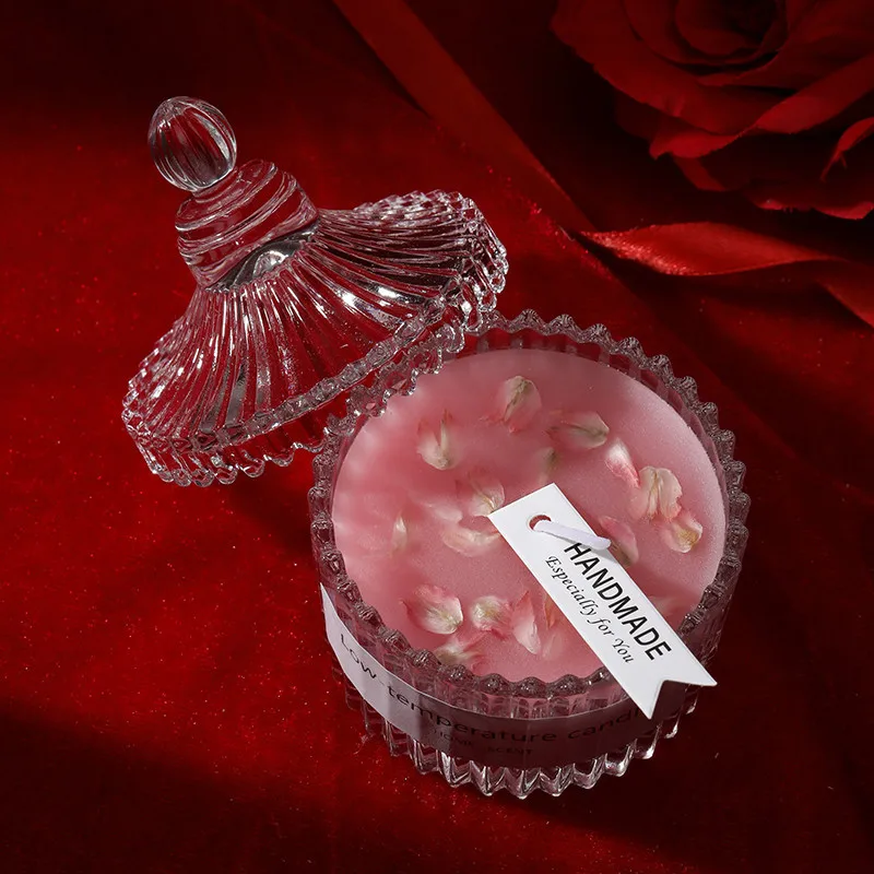 Sexy Low Temperature Candles Canned Gilding40DegreesmPeony Flower Rose Petals Wax Drip Adult Sex Training Props