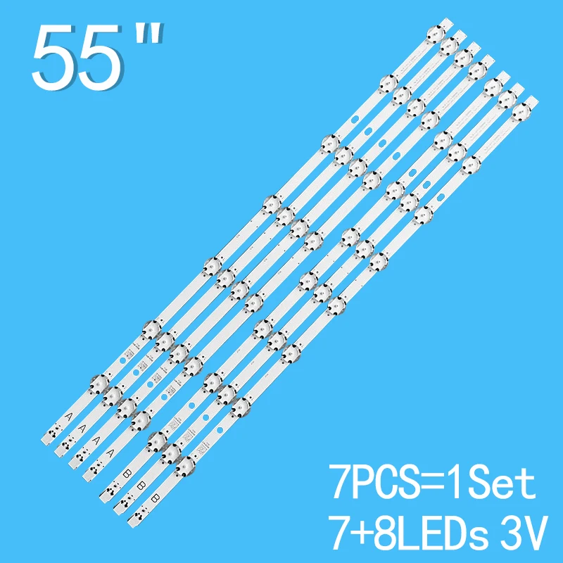 

LED Strip lamp for VESTEL 55" UHD DRT A-TYPE B-TYPE 55A06USB 55A04USB SVV550AK7 VES550UNDL VES550QNDX VES550QNDS LUX0155004