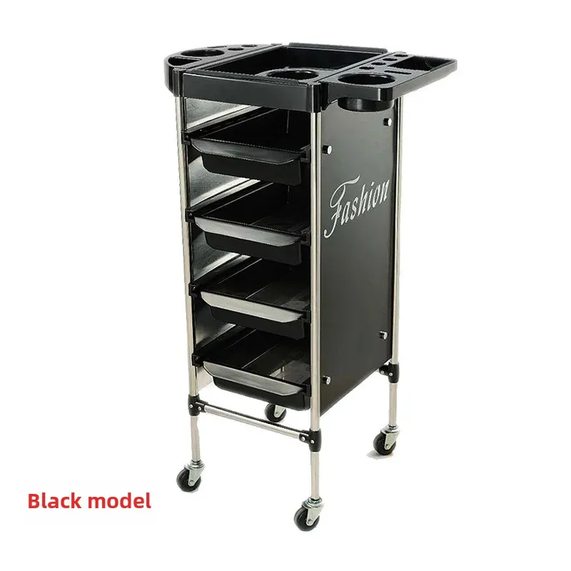 Salon Trolley Cart with 5 Drawers Rolling Hair Stylist Organizer Cart with Wheels Ideal for Barber Station Hairdresser Storage